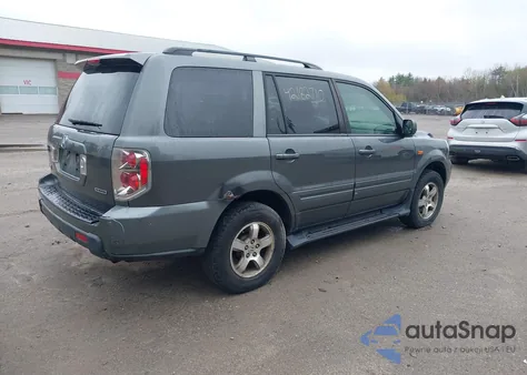 2007 Honda Pilot Ex-L from USA, damaged, VIN 2HKYF18667H526601